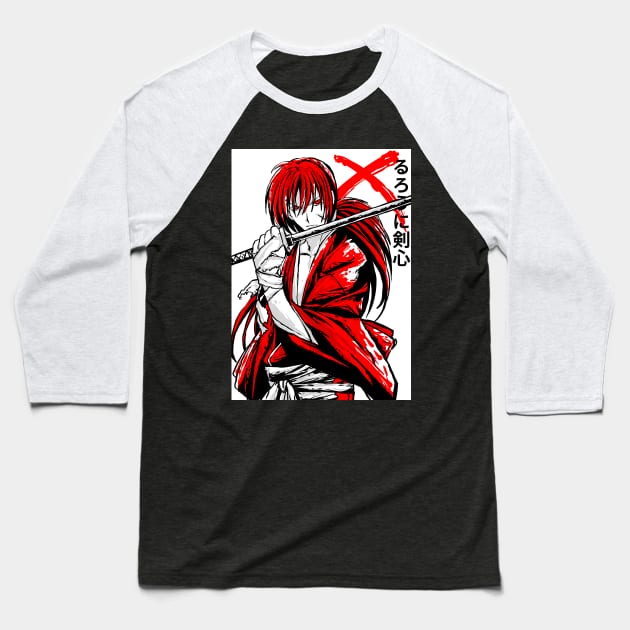 rurouni kenshin Baseball T-Shirt by Amartwork